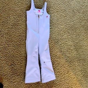 Girls Obermeyer I-Grow ski overalls size 6